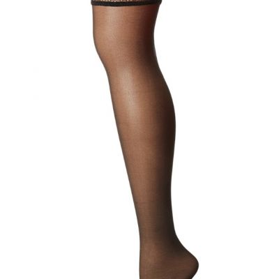 Falke Black Seidenglatt 15 Stockings L143660 Womens Size S